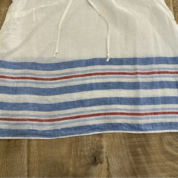 Vineyard Vines | Striped Linen Ruffle Tank | Size S | Made in Italy - Picture 5 of 16